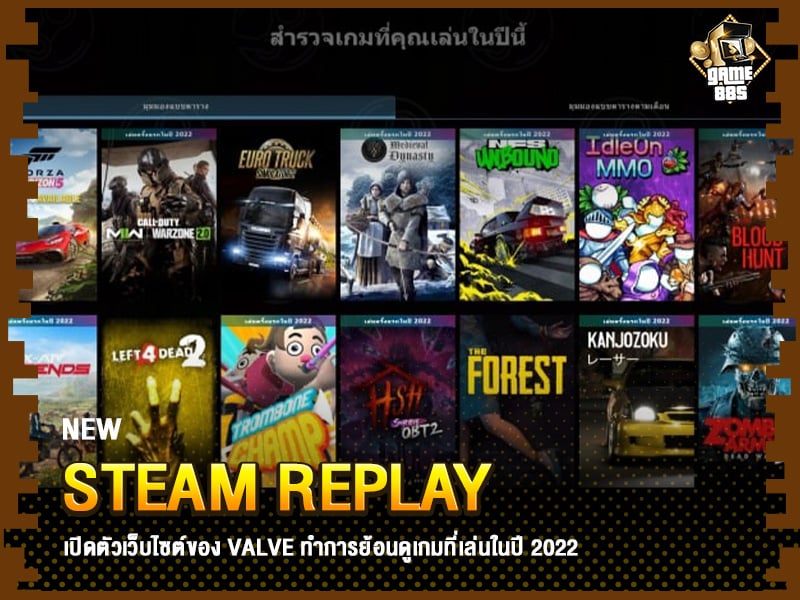 ข่าวเกม Steam Replay